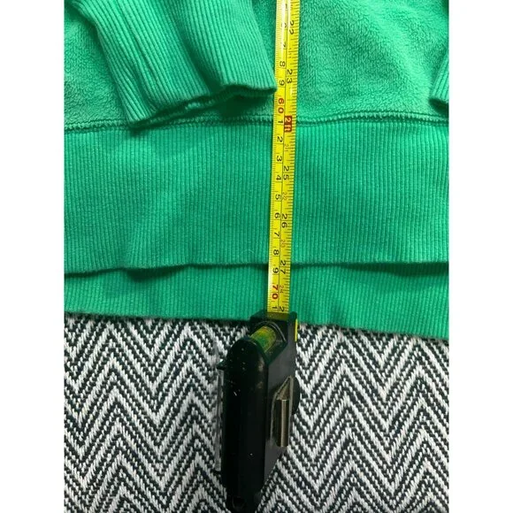 Aerie Women's Green Pullover Sweatshirt Large Soft Fleece Crewneck Casual Long S - Picture 2 of 7